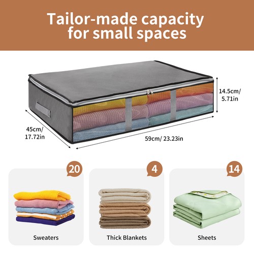 Pack fabric under - fabric, under‑bed