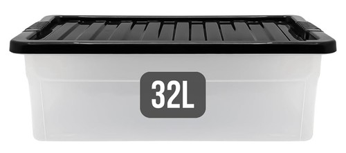 32l plastic under bed storage - 32l,