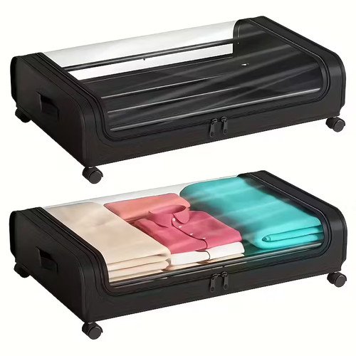 2pcs under bed storage box - bed,