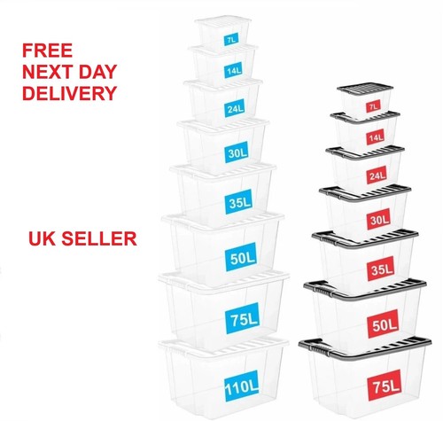 Plastic storage boxes - storage, with