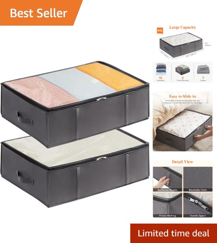 40l under bed storage boxes - storage,