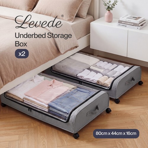 Levede under bed storage - levede, boxes