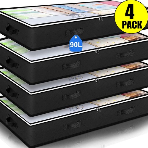 4pack underbed storage boxes - 4pack,