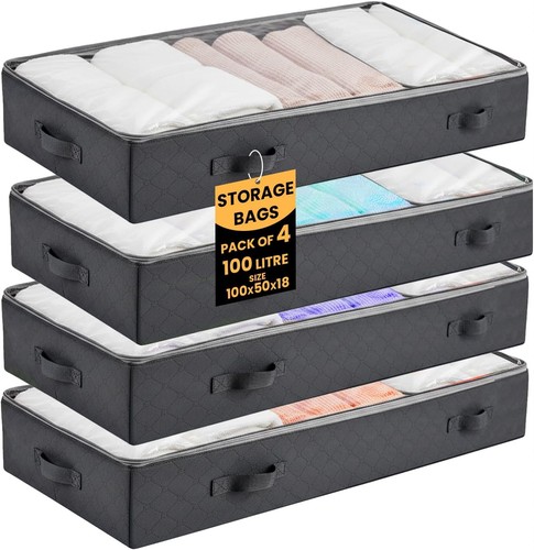 Under bed storage - bed, 100l