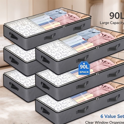 6pack underbed storage boxes - underbed,