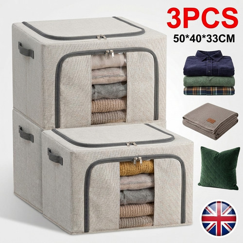 3pcs folding storage bags - 3pcs,