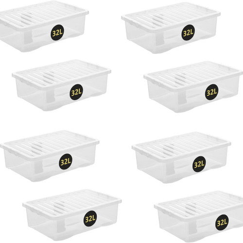 32l clear plastic storage - 32l,
