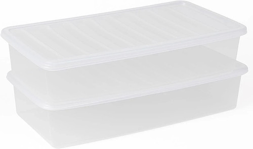 Clear under bed - x,