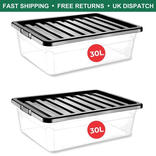 Pack 30l clear under - 2-pack,